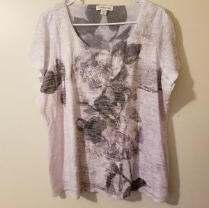 Coldwater Creek Women's Short Sleeve Blouse 2X